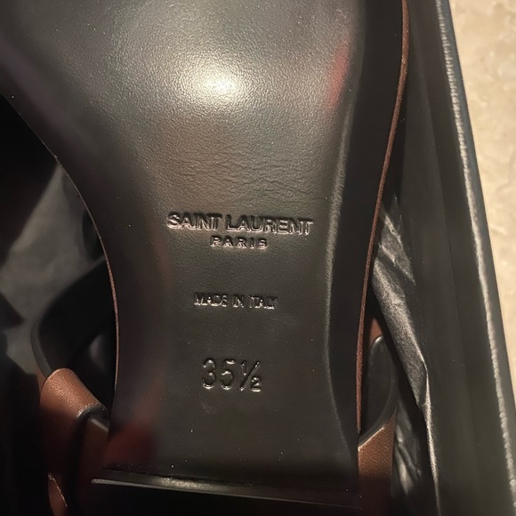 Saint Laurent sandals, never worn. - Picture 2 of 10